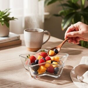 Glass Star Deep Candy Dish | Coastal | 4th of July | Summer | Nautical